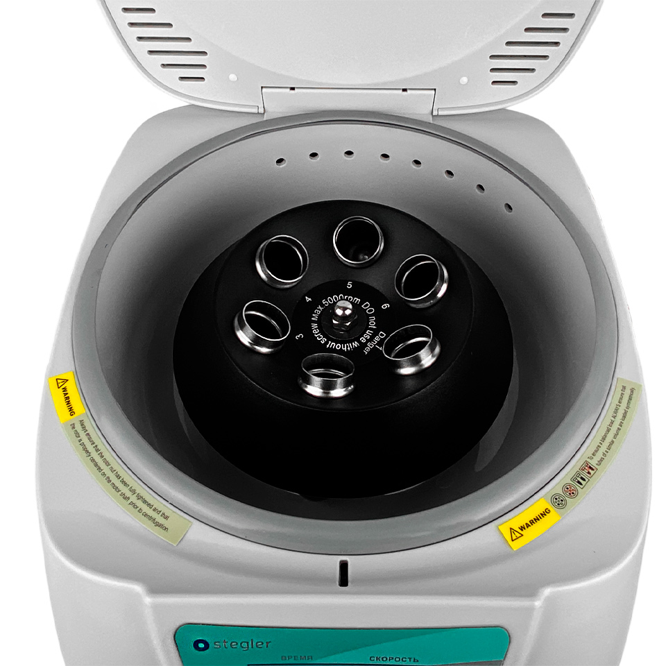 Лабораторная центрифуга Stegler CM-300-06 (до 4000 об/мин, 6×50 мл)