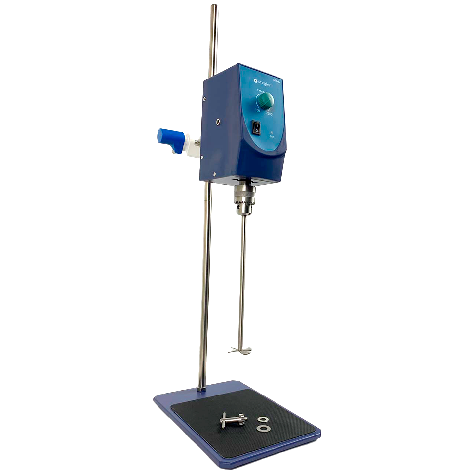 Мешалка верхнеприводная Stegler MV-6 (20 л, 100…2500 об/мин)