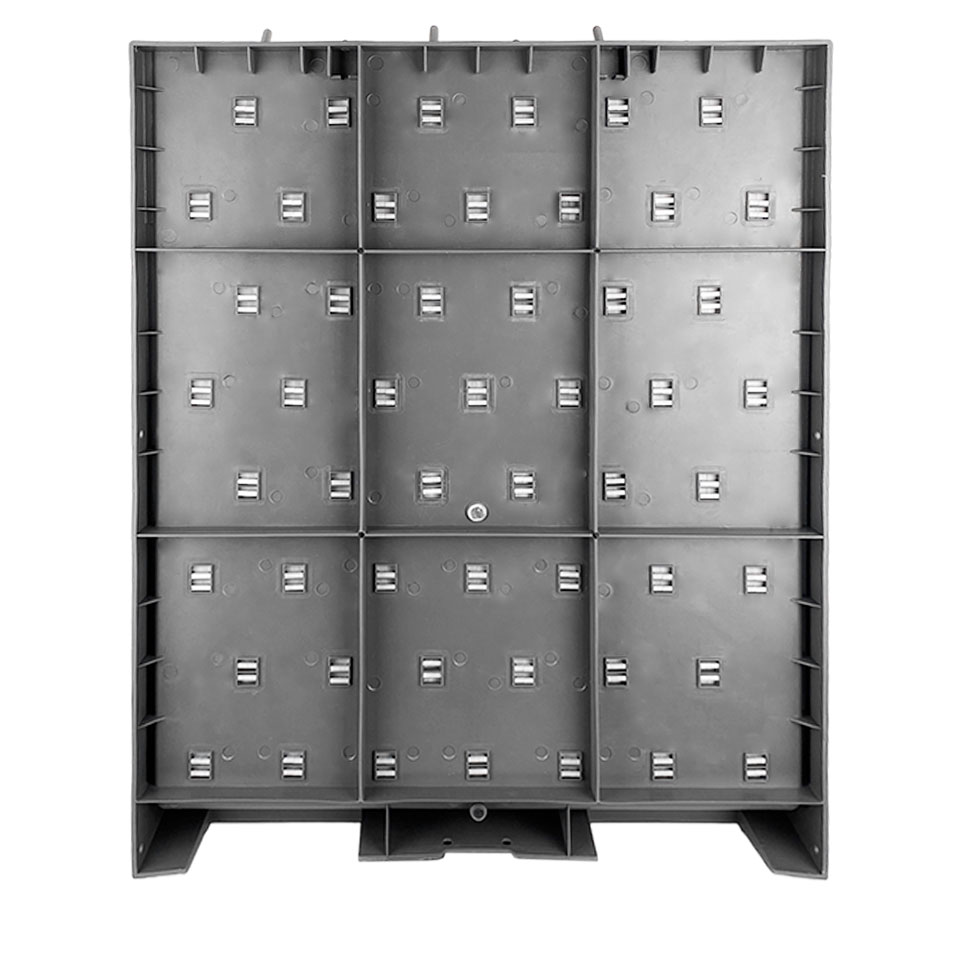 Сушилка для лабораторной посуды Stegler SL-52 (полипропилен, 52 места, 550×700×125 мм)