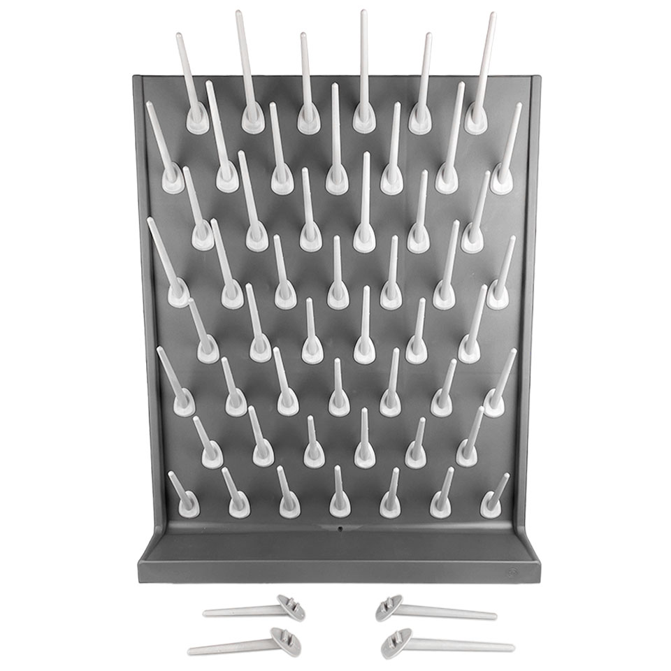 Сушилка для лабораторной посуды Stegler SL-52 (полипропилен, 52 места, 550×700×125 мм)