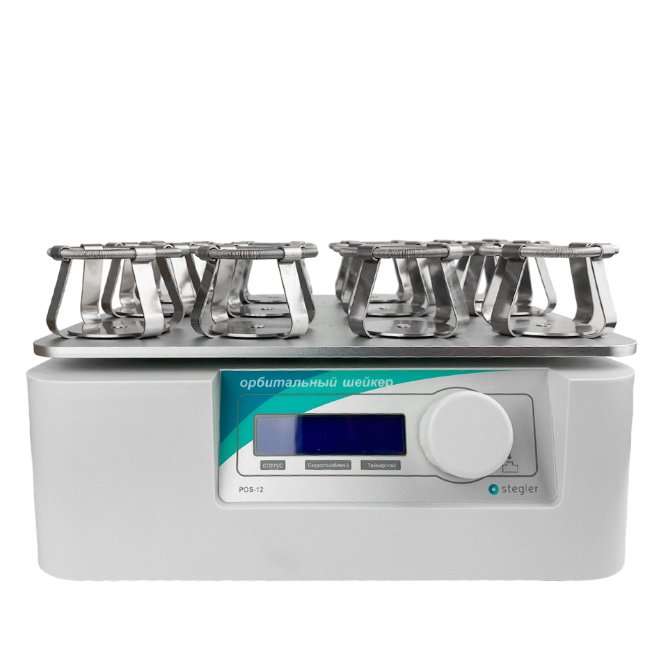 Платформа Stegler TS-FC-A с держателями колб 12×100мл для шейкера POS-12