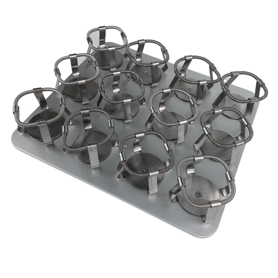 Платформа Stegler TS-FC-A с держателями колб 12×100мл для шейкера POS-12