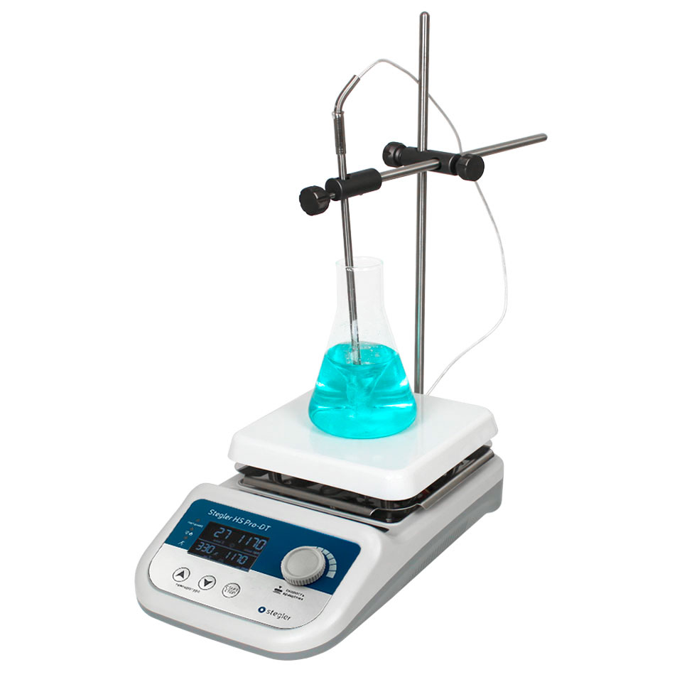 Мешалка магнитная Stegler HS-Pro DT (2 л, 200…1500 об/мин, 380 °С)