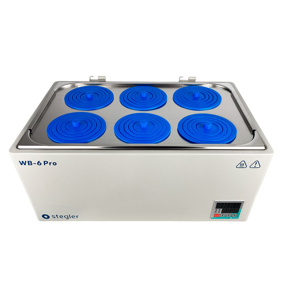Водяная баня Stegler WB-6 Pro (23 л, Tкомн.+5...100 °С, 6 мест)