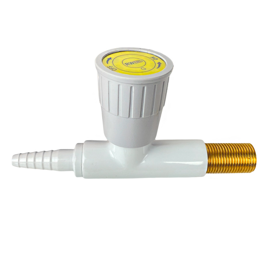 Лабораторный газовый кран Stegler KG-1-70 (литая медь, длина 70 мм)