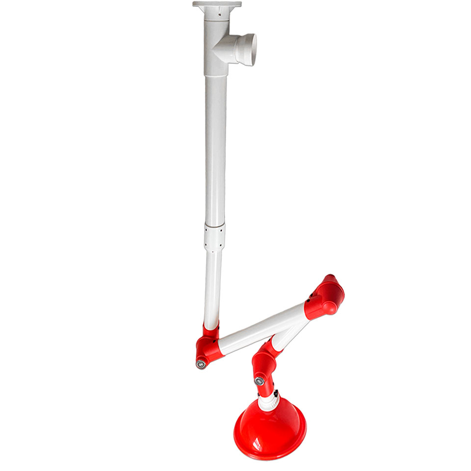 Рукав вытяжной Stegler RV-4R (автономный, красный)