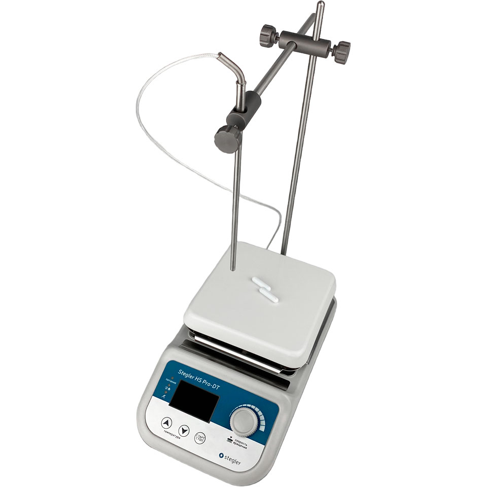 Мешалка магнитная Stegler HS-Pro DT (2 л, 200…1500 об/мин, 380 °С)