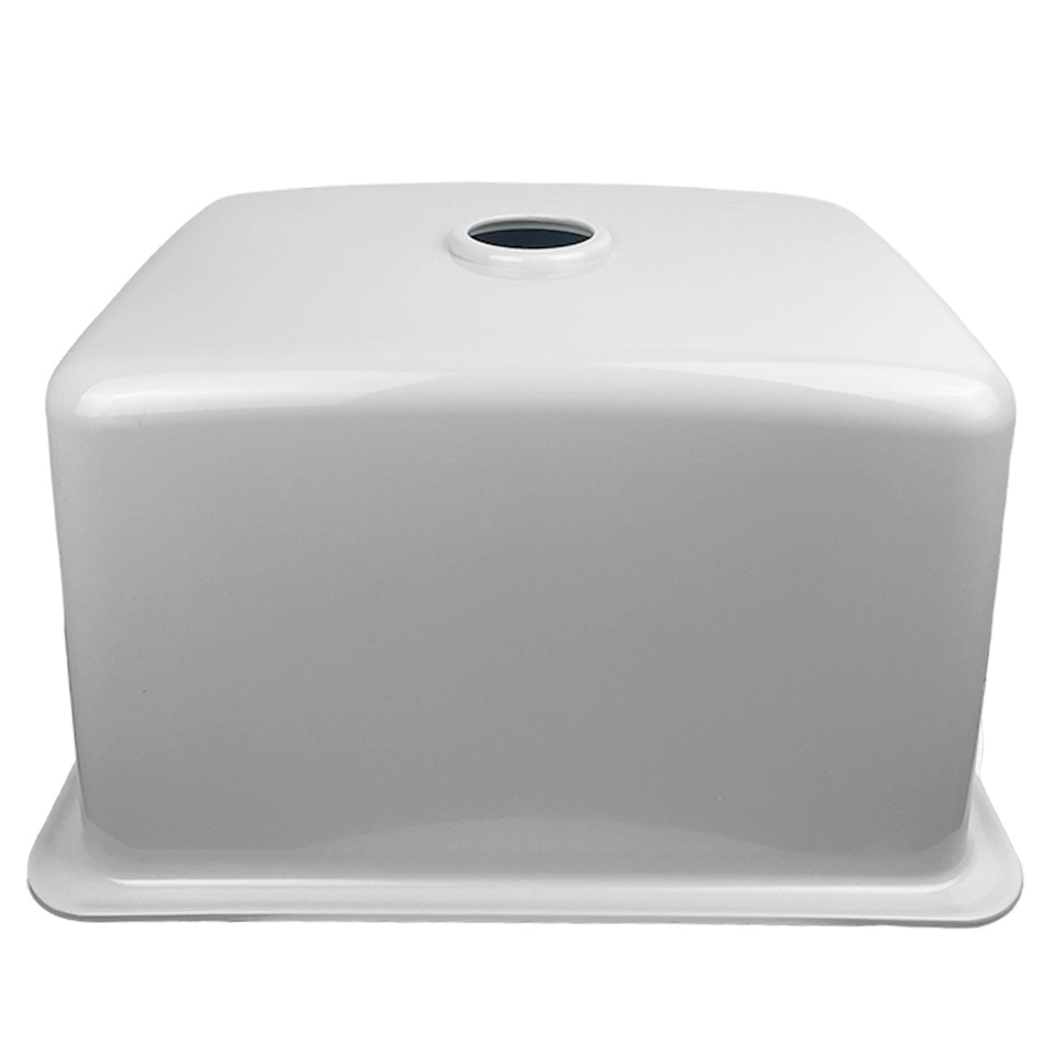 Большая лабораторная раковина-мойка Stegler RM-490G (полипропилен, внутр 490×390×290, габариты 550х450х310)