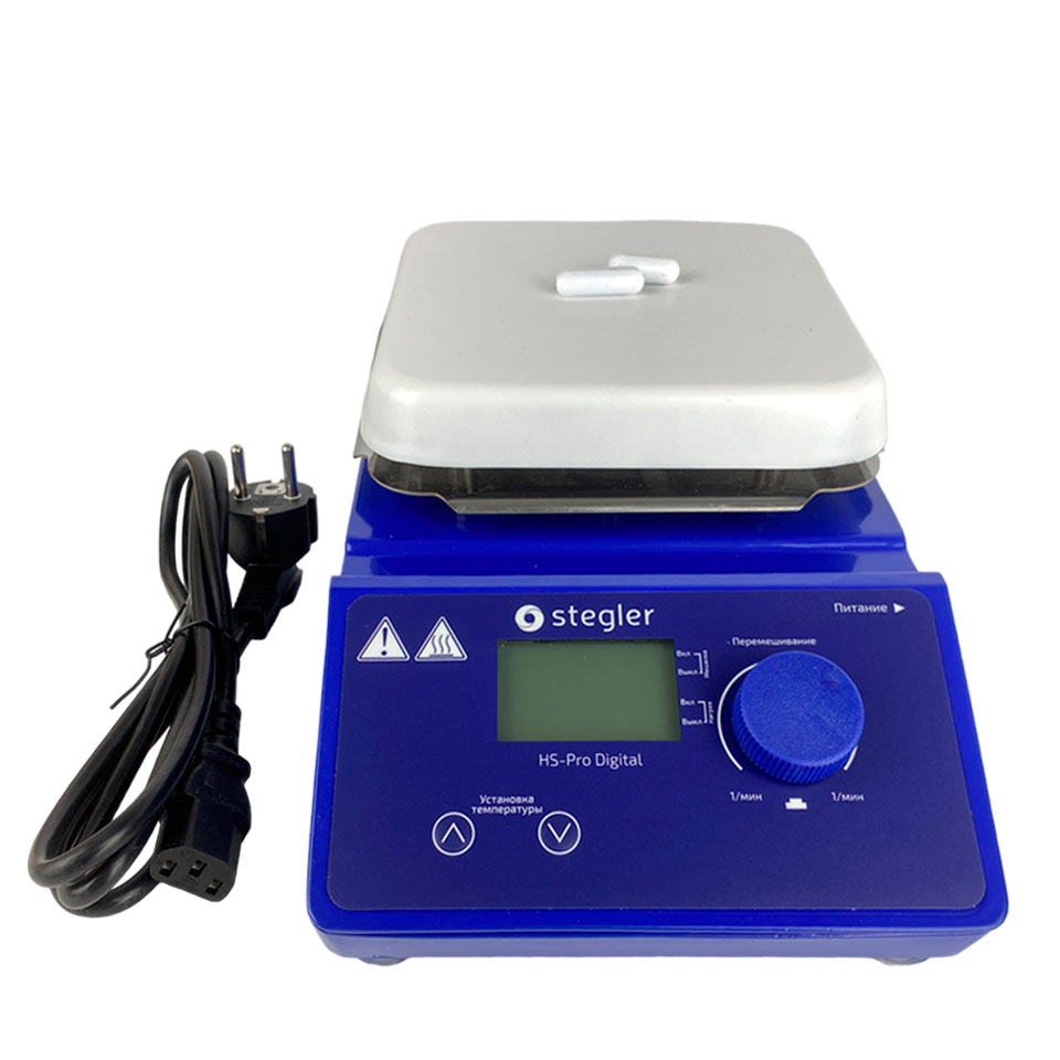Мешалка магнитная Stegler HS-Pro Digital (20 л, 200…1500 об/мин, 380 °С)