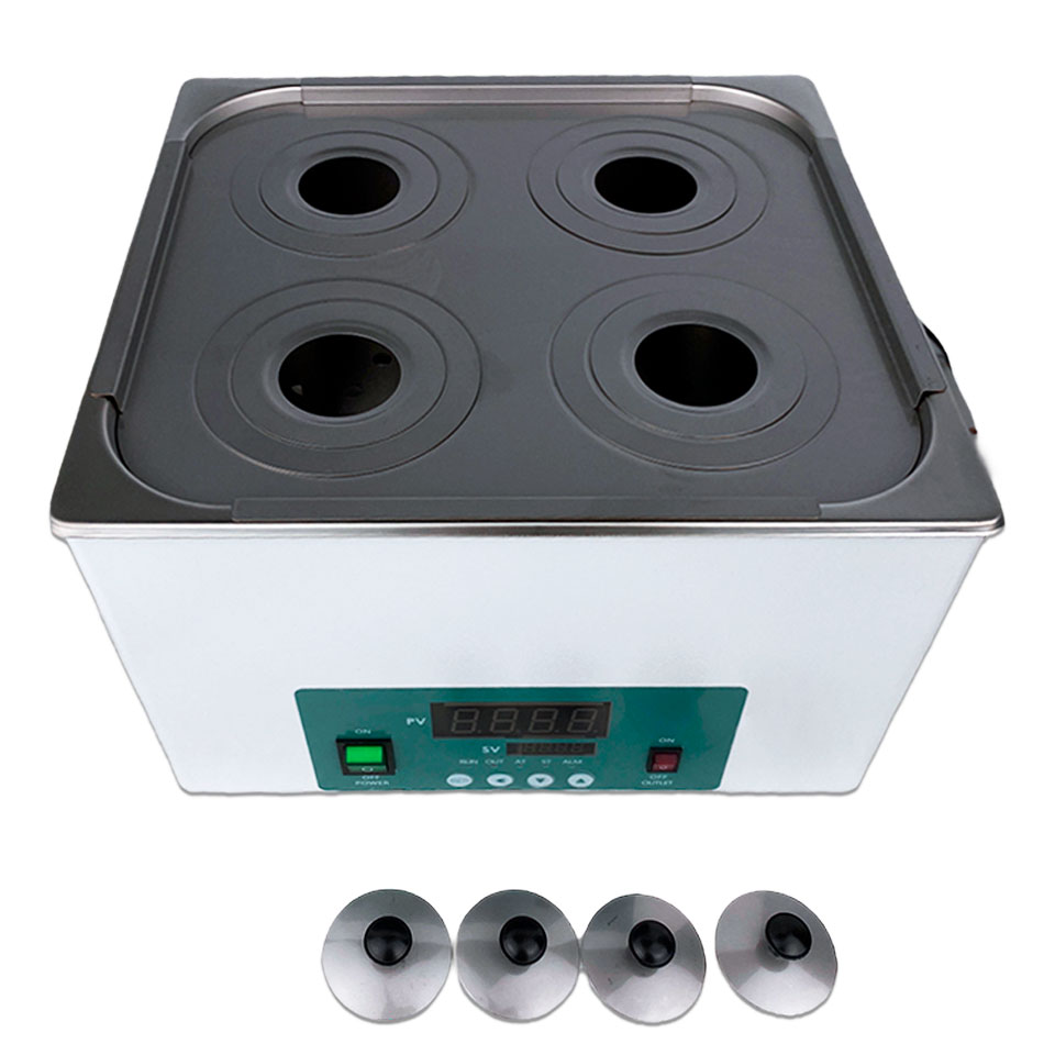 Водяная баня Stegler WB-4 (15 л, Tкомн. +5...100 °С, 4 места)