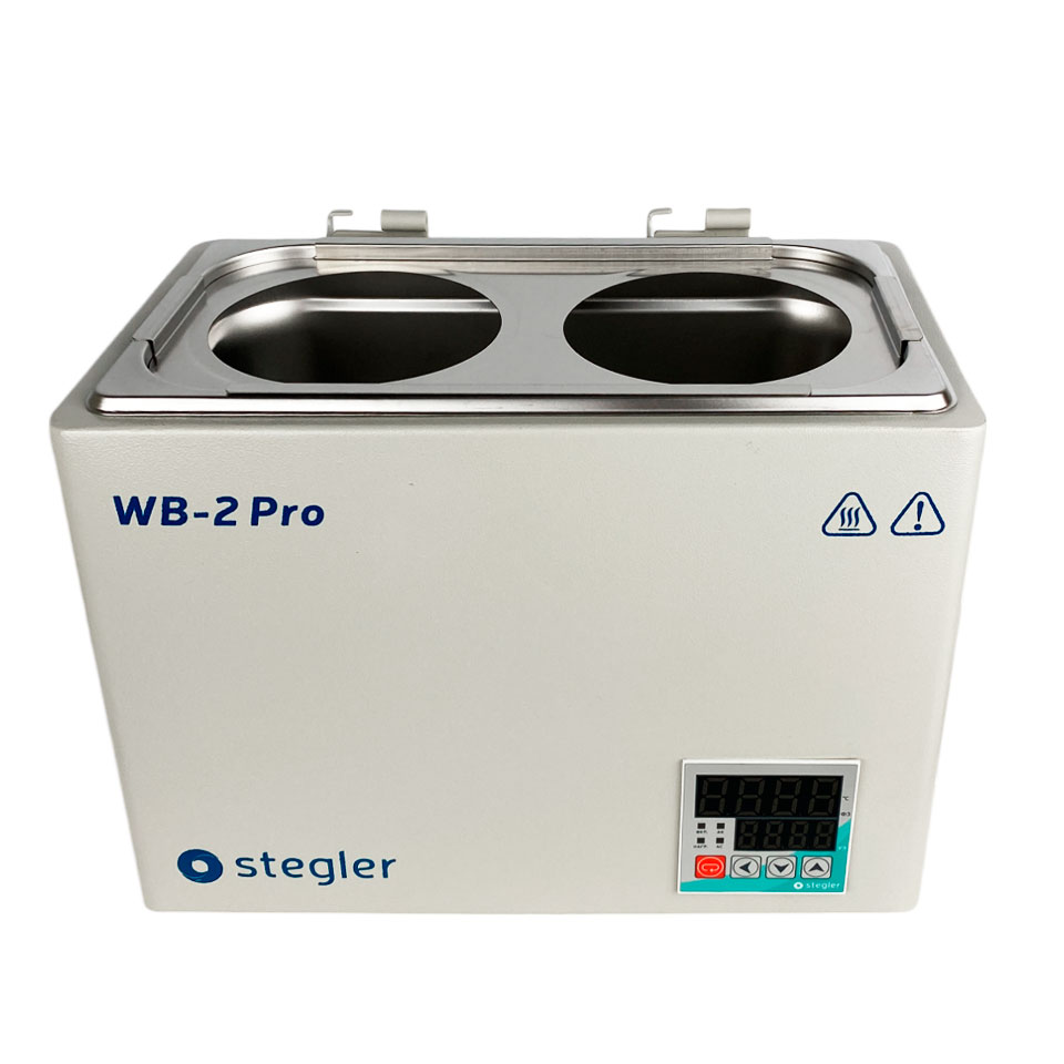 Водяная баня Stegler WB-2 Pro (7 л, Tкомн.+5...100 °С, 2 места)