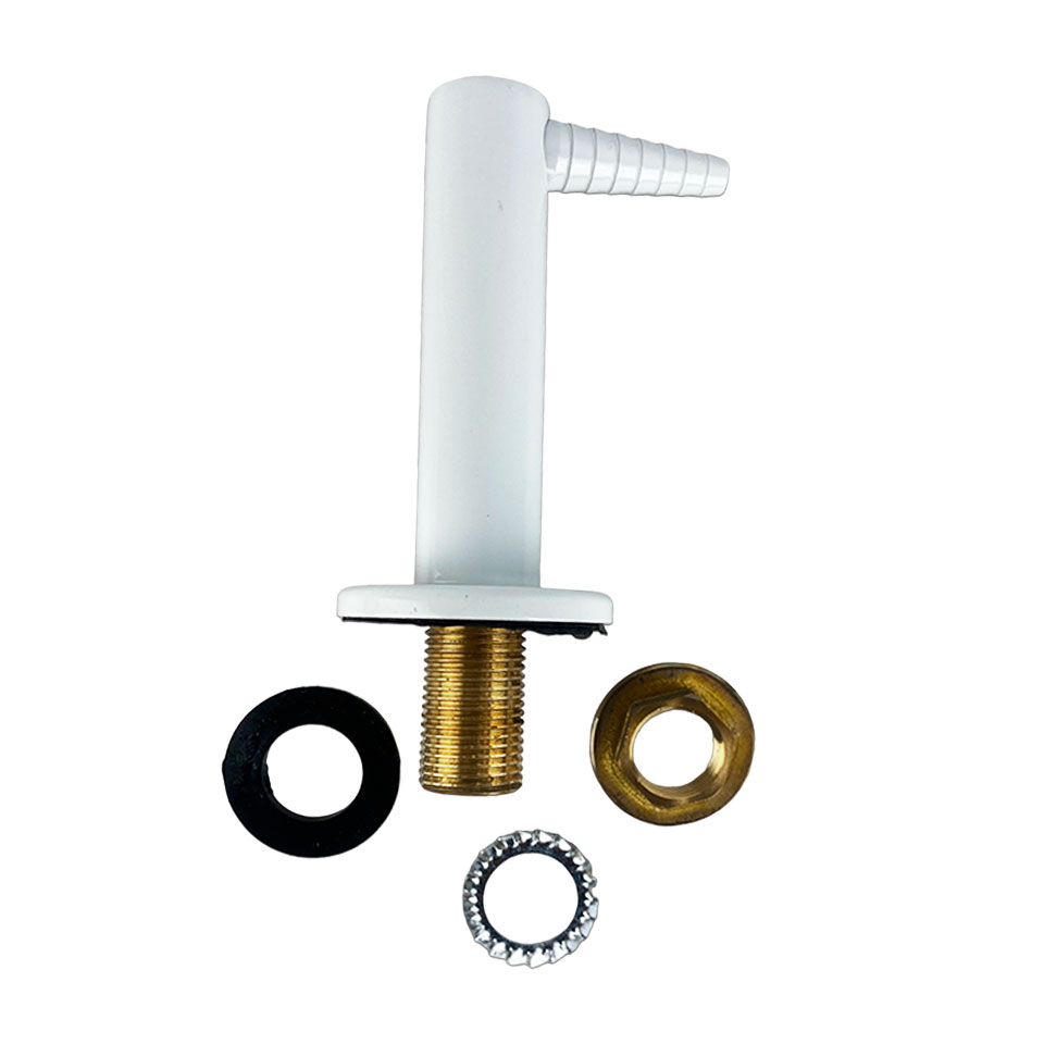 Лабораторный выносной кран для холодной воды Stegler KV-1-80 (латунь, длина 80 мм)