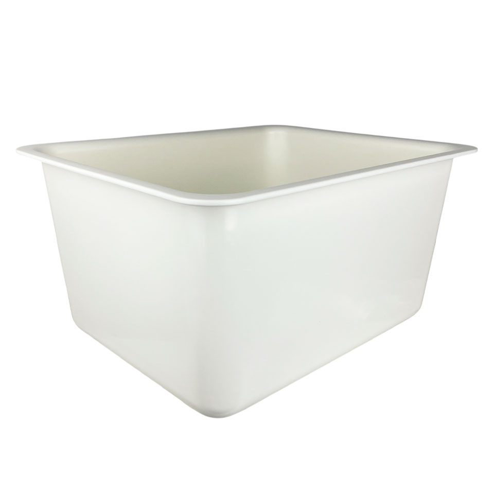 Большая лабораторная раковина-мойка Stegler RM-490W (полипропилен, внутр 490×390×290, габариты 550х450х310)