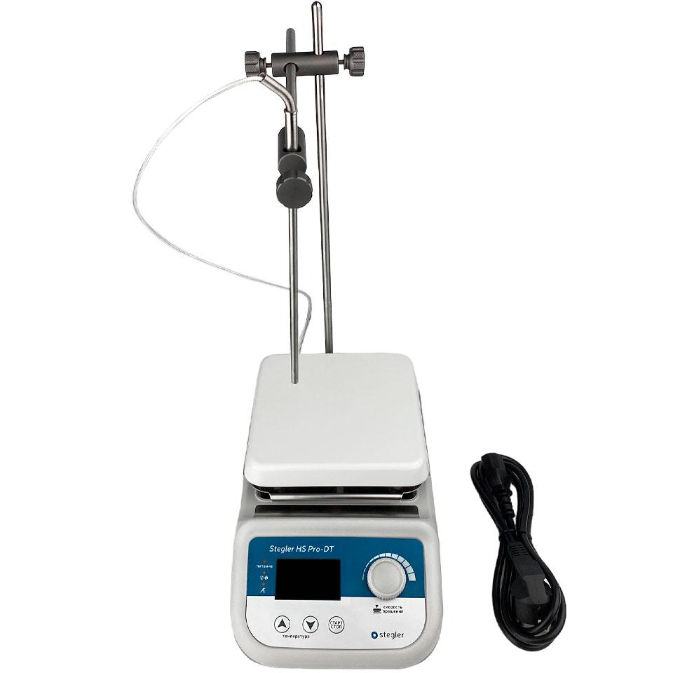Мешалка магнитная Stegler HS-Pro DT (2 л, 200…1500 об/мин, 380 °С)
