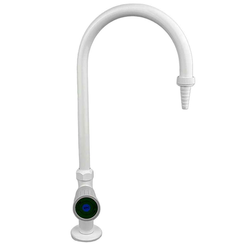 Лабораторный кран для холодной воды Stegler KV-1-390 (латунь, высота 390 мм)