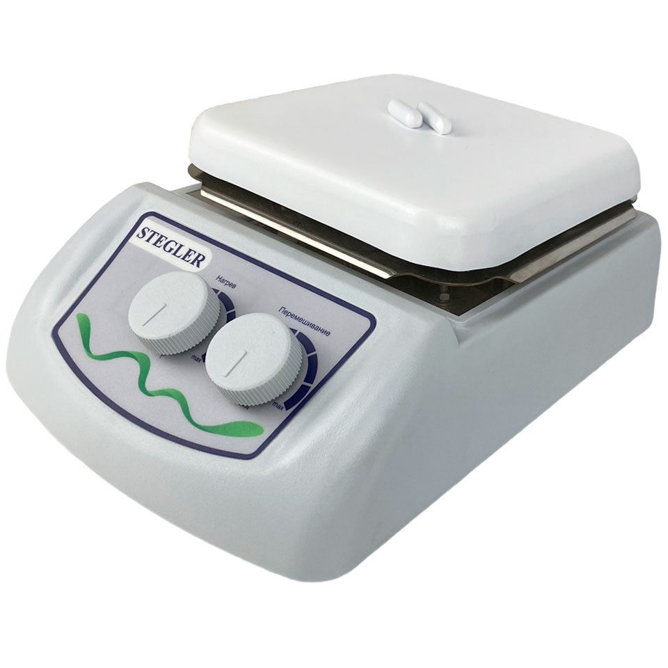 Мешалка магнитная Stegler HS (2 л, 200…1500 об/мин, 380 ºC)