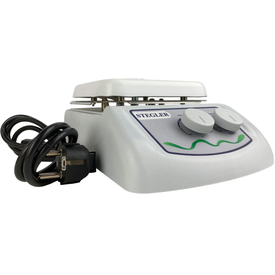 Мешалка магнитная Stegler HS (2 л, 200…1500 об/мин, 380 ºC)