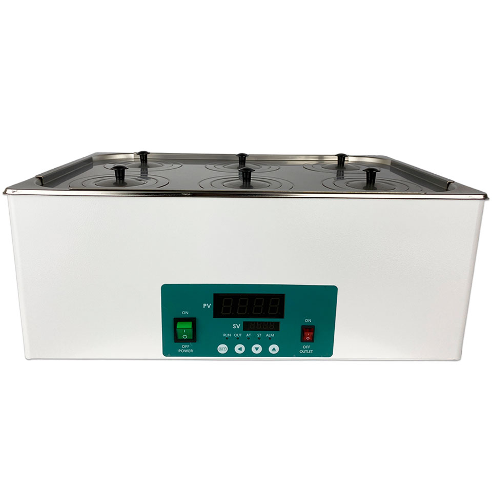 Водяная баня Stegler WB-6 (23 л, Tкомн. +5...100 °С, 6 мест)