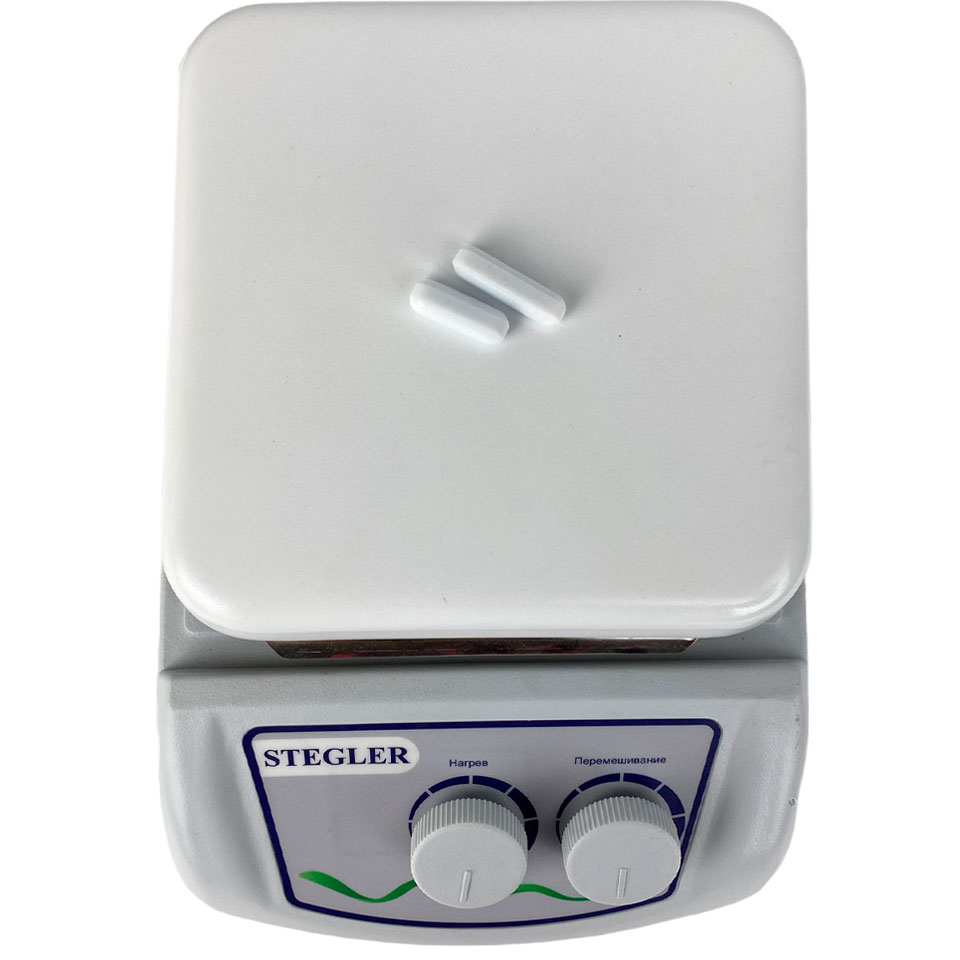 Мешалка магнитная Stegler HS (2 л, 200…1500 об/мин, 380 ºC)