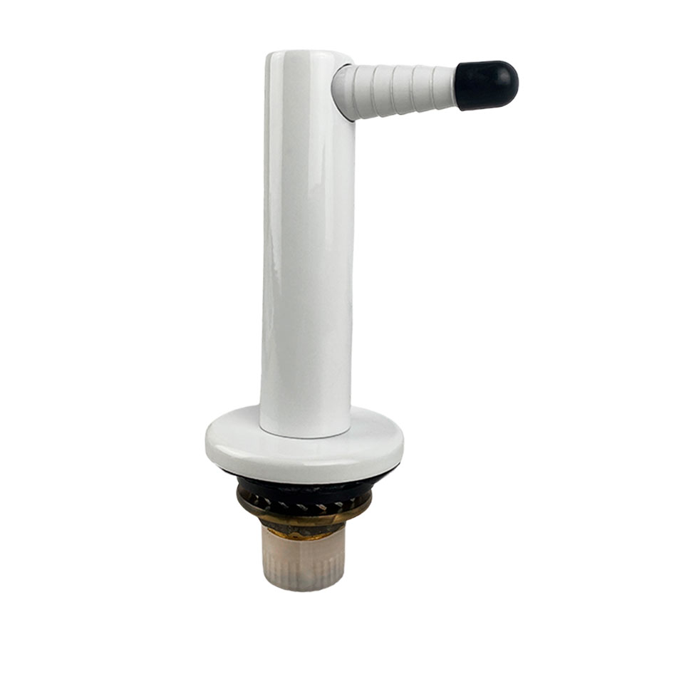 Лабораторный выносной кран для холодной воды Stegler KV-1-80 (латунь, длина 80 мм)