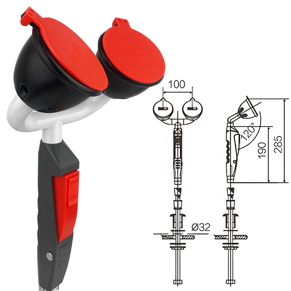 Фонтан для промывки глаз Stegler FG-1 (белый)