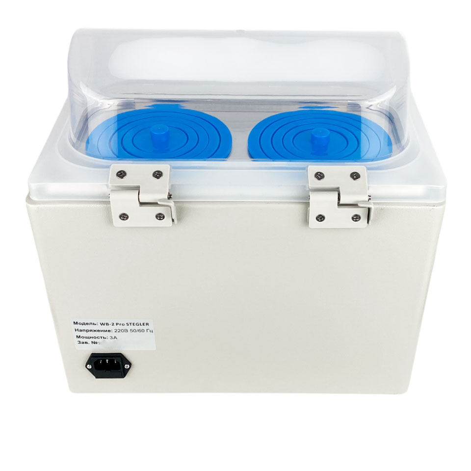 Водяная баня Stegler WB-2 Pro (7 л, Tкомн.+5...100 °С, 2 места)