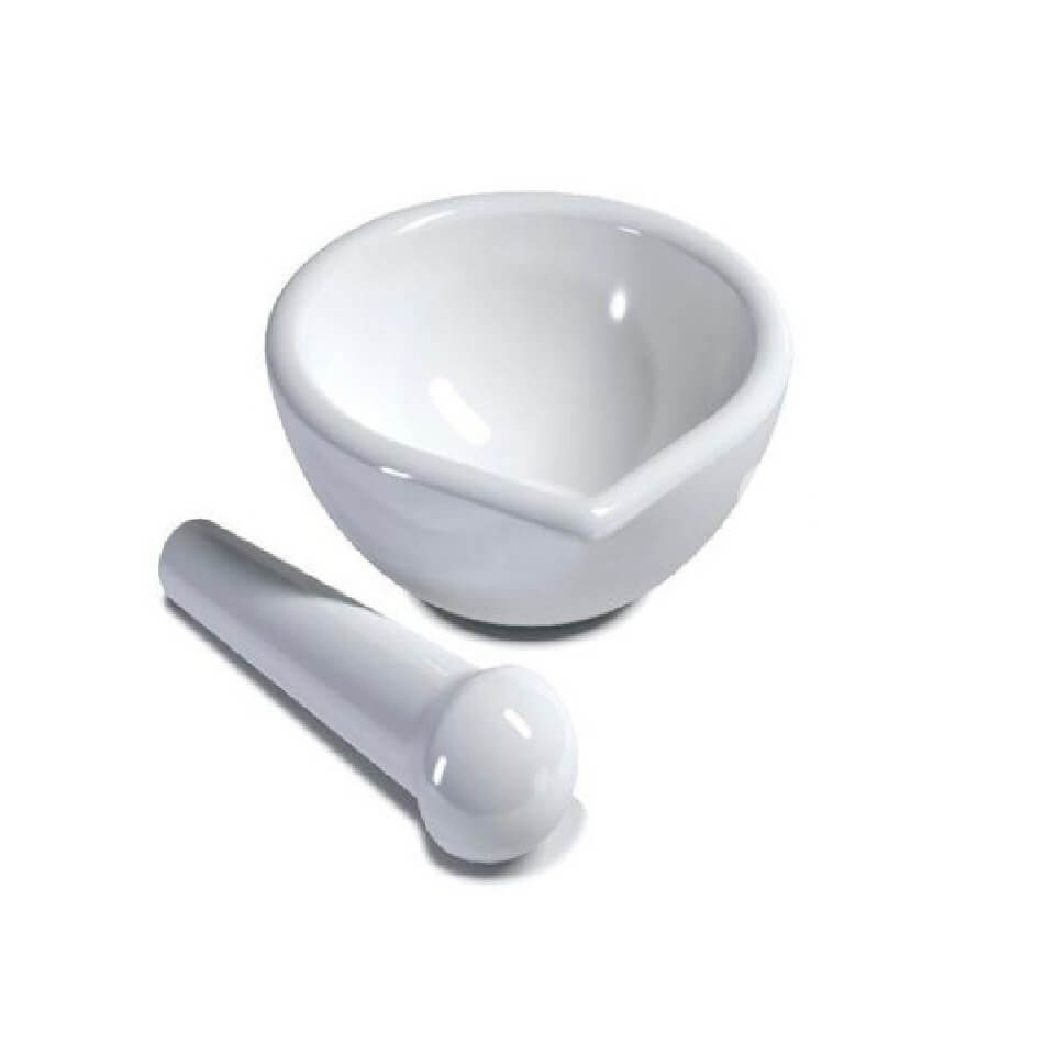 Ступка с пестиком фарфоровая, Stegler